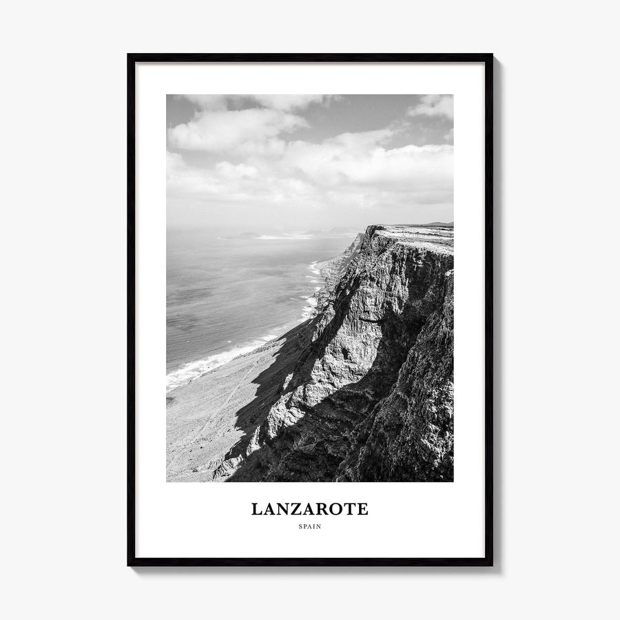 Lanzarote Classic Poster, framed poster mockup