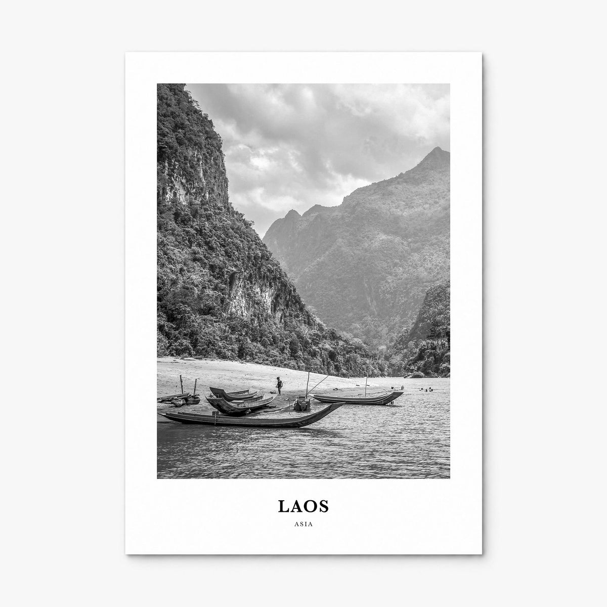 Laos Classic No 2 Poster, print only (unframed)