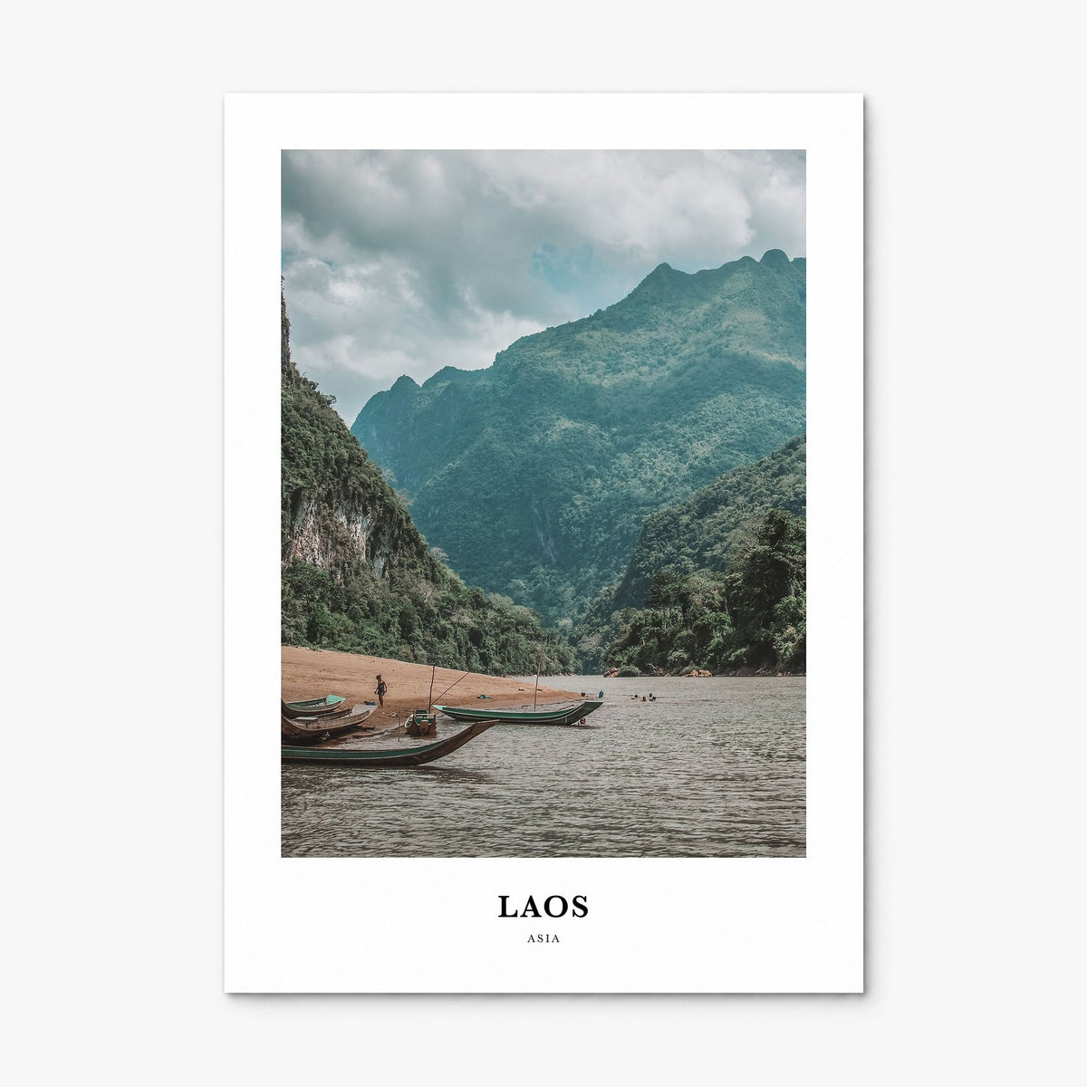 Laos Classic Poster, print only (unframed)