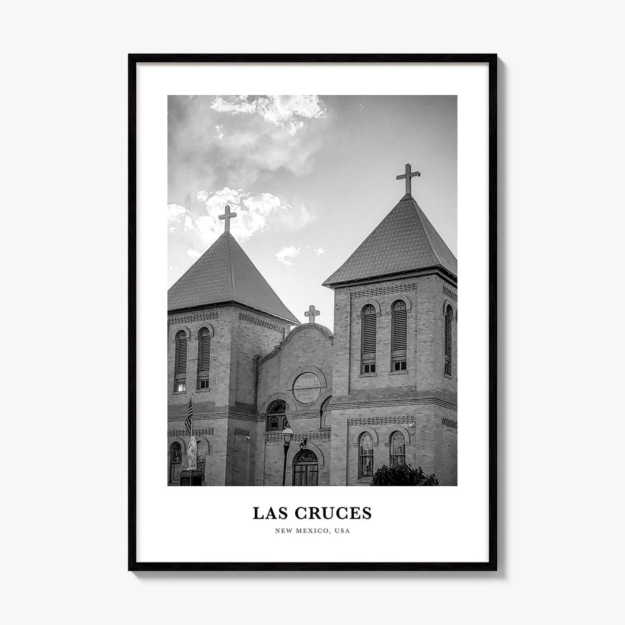 Las Cruces Classic Poster, framed poster mockup