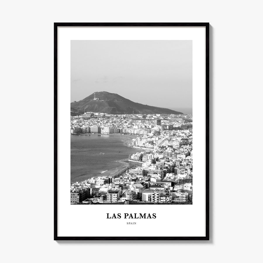 Las Palmas Classic Poster, framed poster mockup
