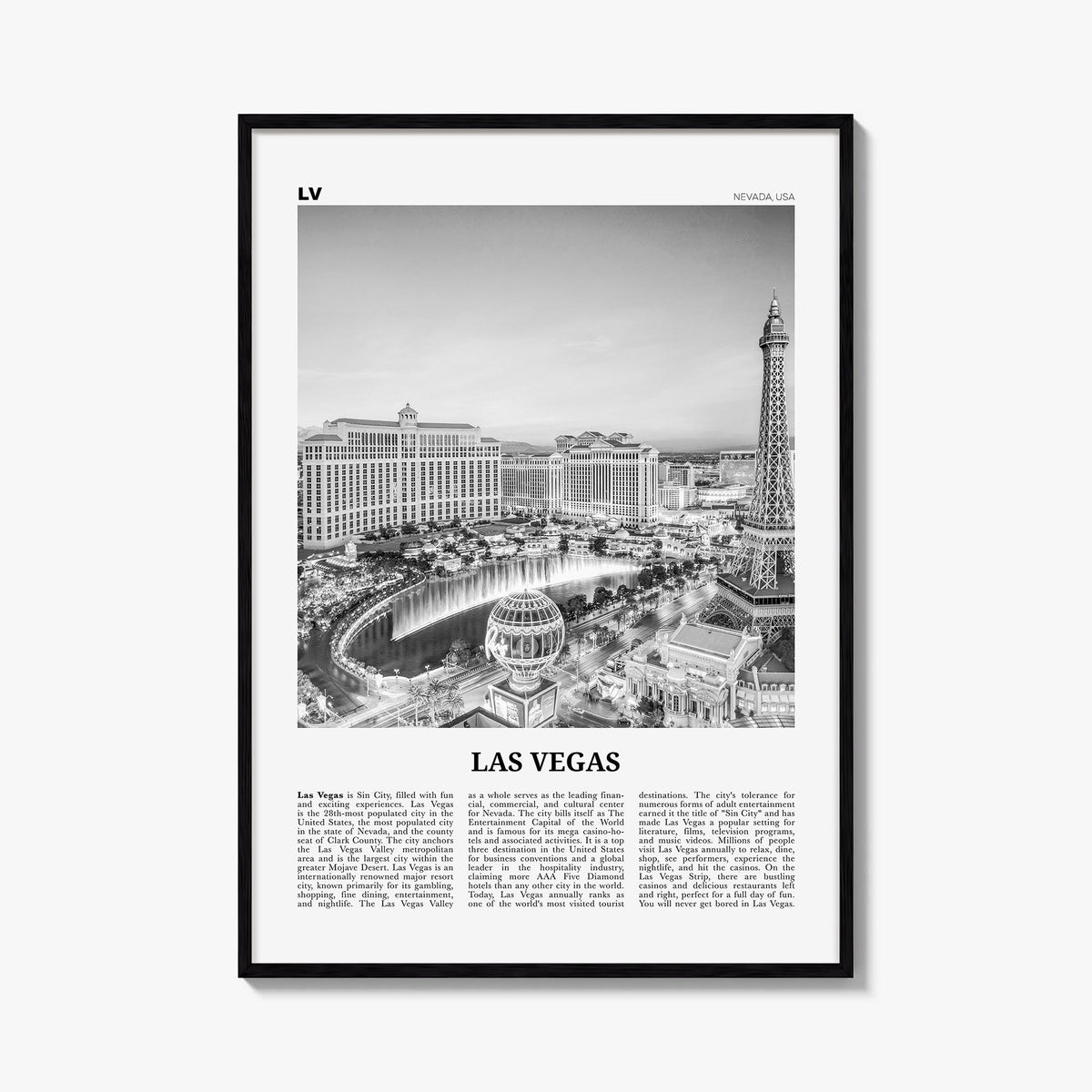 Las Vegas Newspaper No 1 Poster