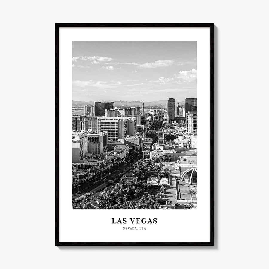 Las Vegas Classic No 2 Poster, framed poster mockup