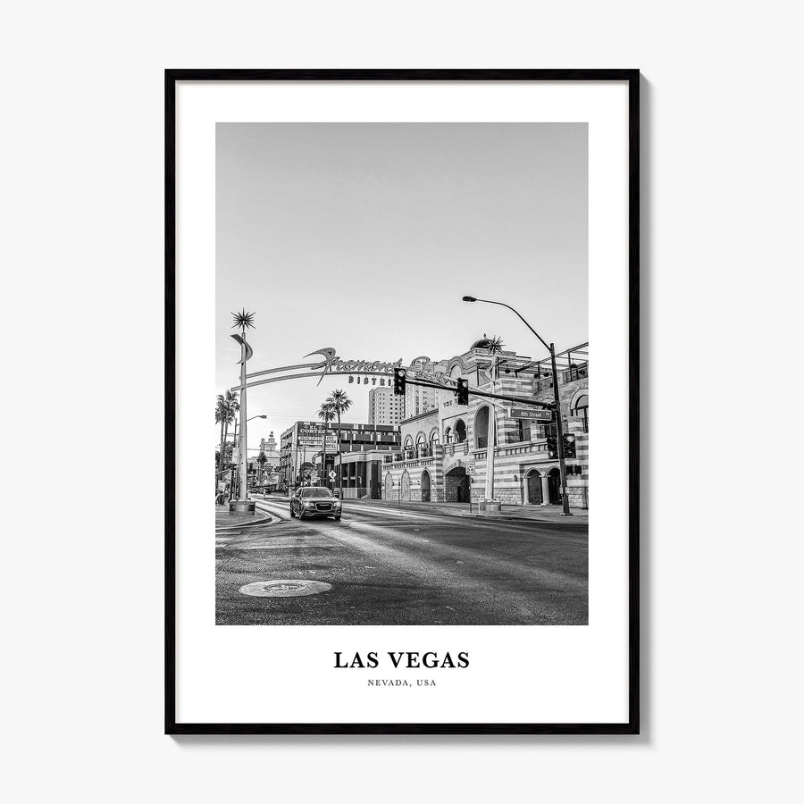 Las Vegas Classic No 3 Poster, framed poster mockup
