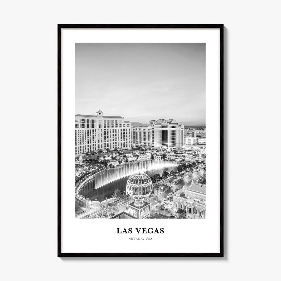 Las Vegas Classic No 4 Poster, framed poster mockup