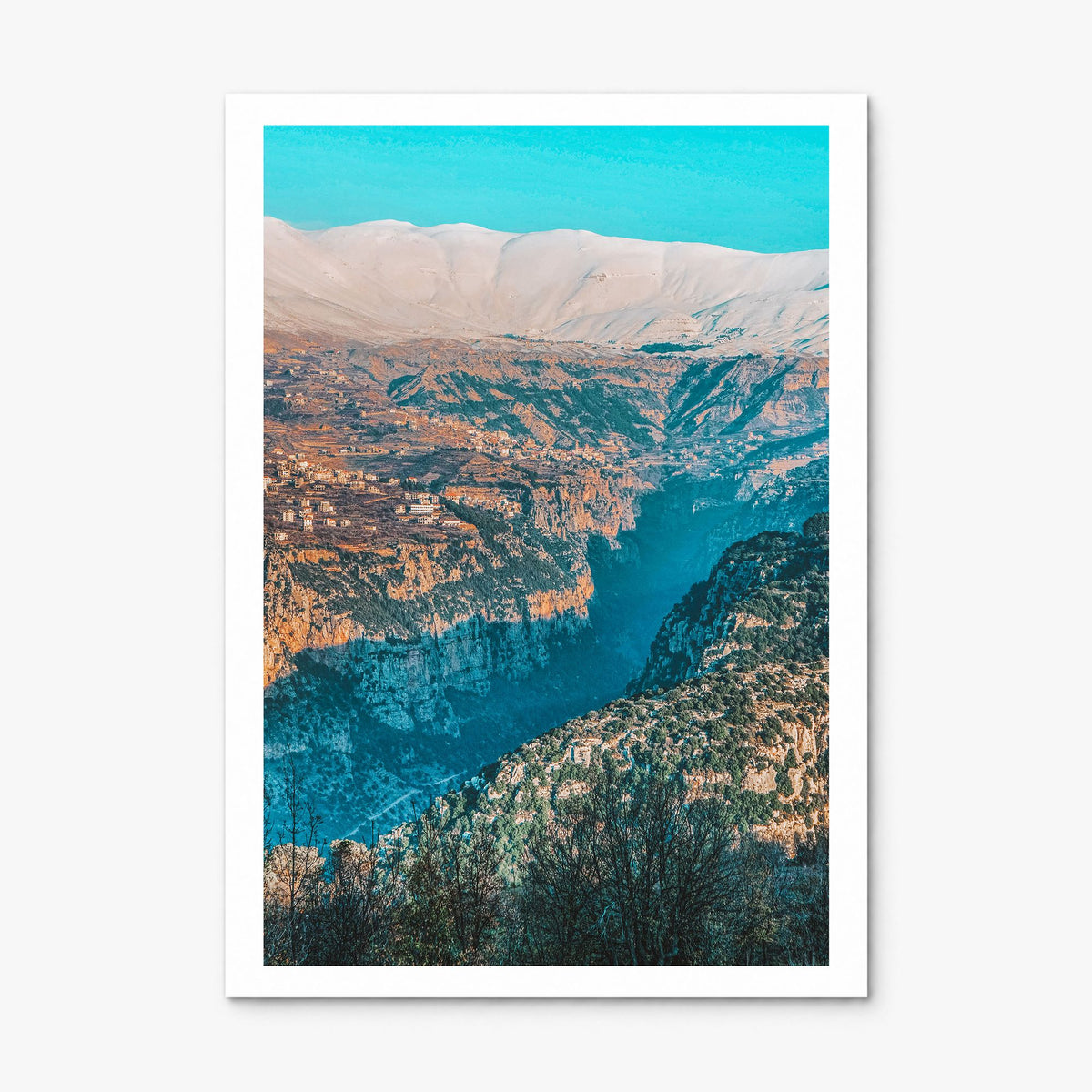 Lebanon Photo Poster, print only (unframed), white border