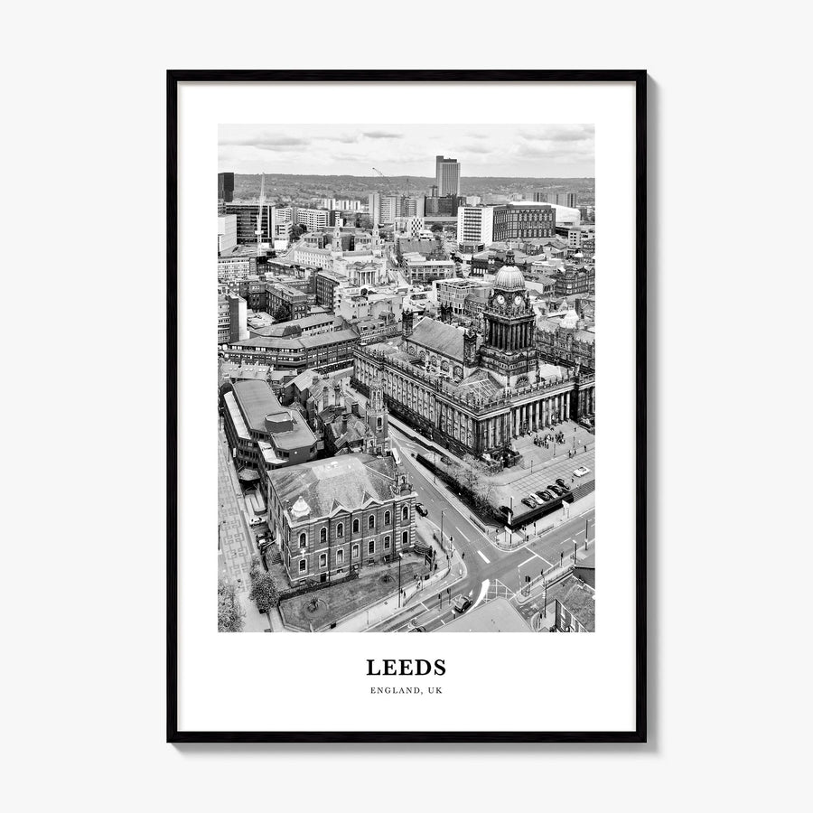 Leeds Classic Poster, framed poster mockup