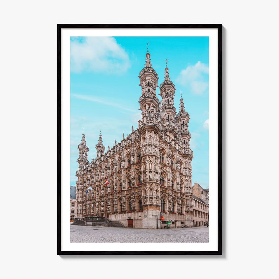 Leesburg Photo Poster, framed poster mockup, white border