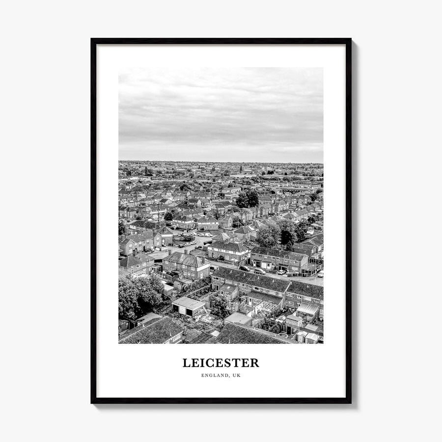 Leicester Classic Poster, framed poster mockup