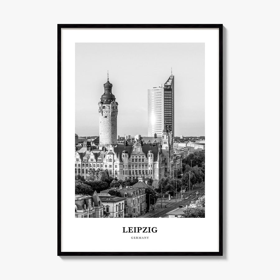 Leipzig Classic Poster, framed poster mockup