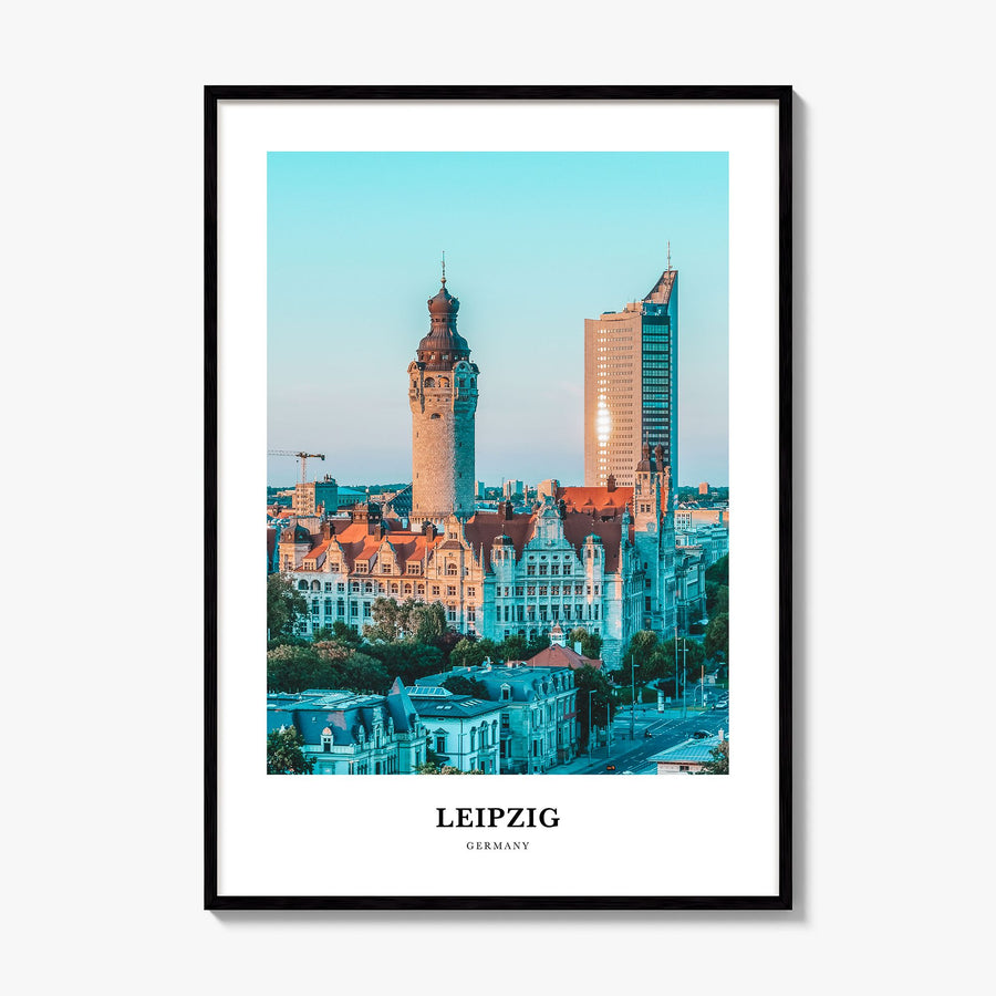 Leipzig Classic Poster, framed poster mockup