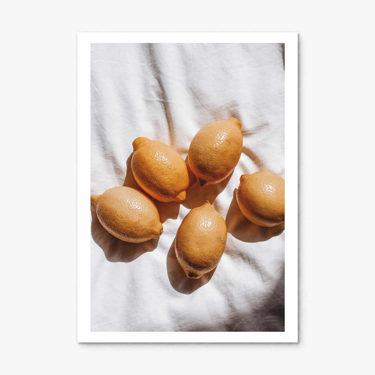 Lemons Photo No 2 Poster, print only (unframed), white border