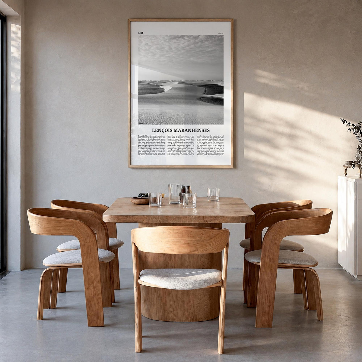 Lençóis Maranhenses Newspaper Poster