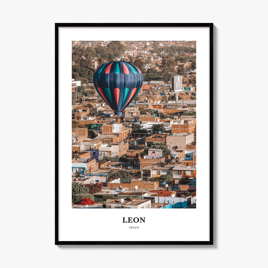 León Classic No 2 Poster, framed poster mockup