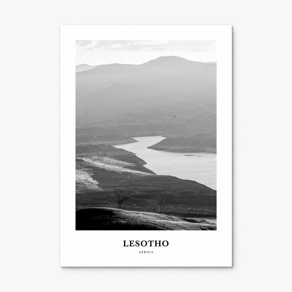 Lesotho Classic Poster, print only (unframed)