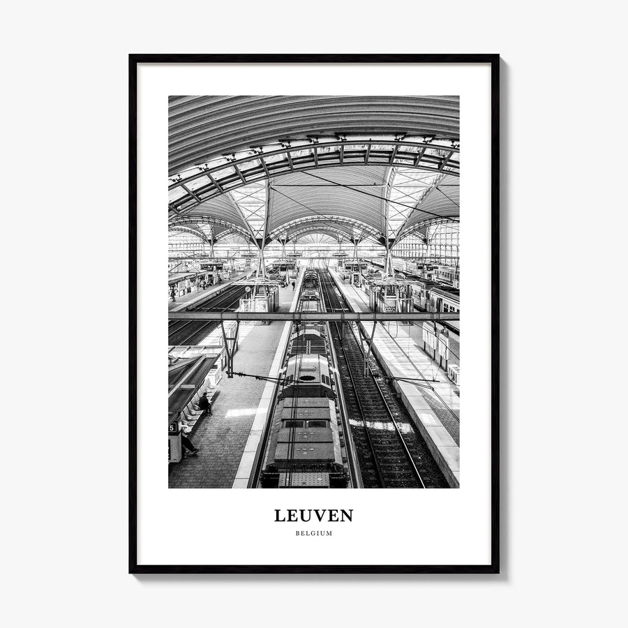 Leuven Classic No 2 Poster, framed poster mockup