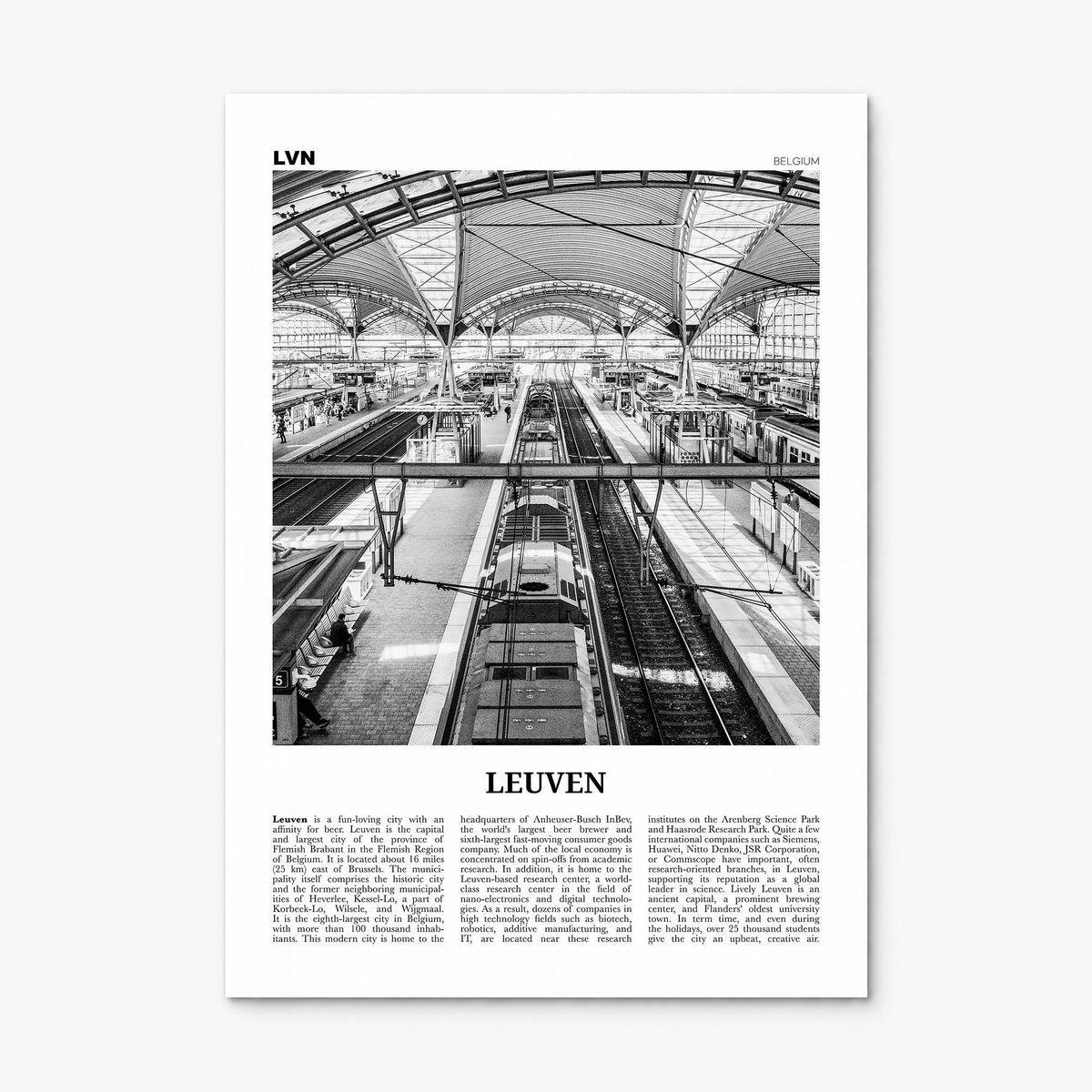 Leuven Newspaper No 2 Poster, print only (unframed)