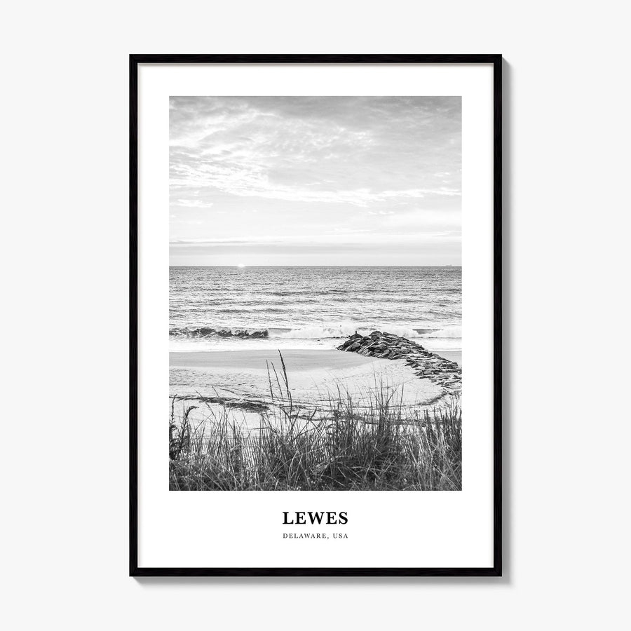 Lewes Classic Poster, framed poster mockup