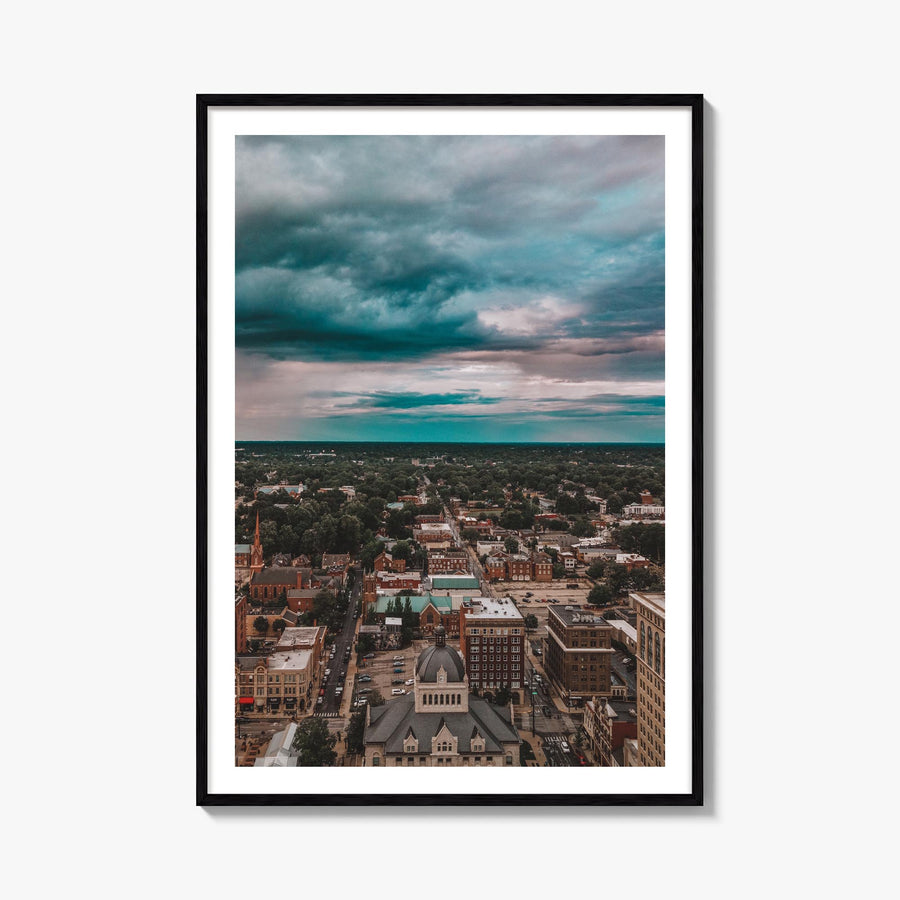 Lexington, Kentucky no. 1 colorful photo poster of Kentucky, USA – vertical wall art, unframed print shown in interior mockup