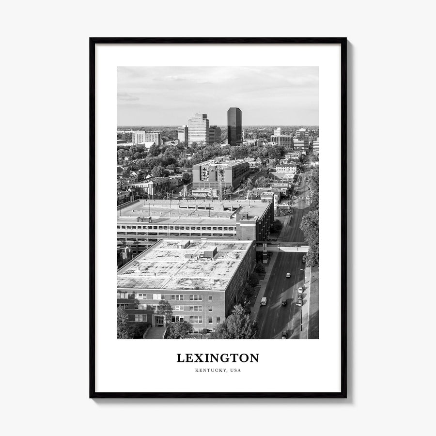 Lexington, Kentucky Classic Poster, framed poster mockup