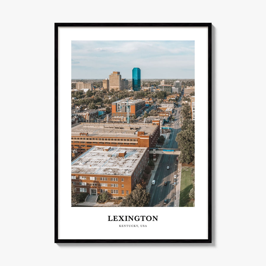 Lexington, Kentucky Classic Poster, framed poster mockup