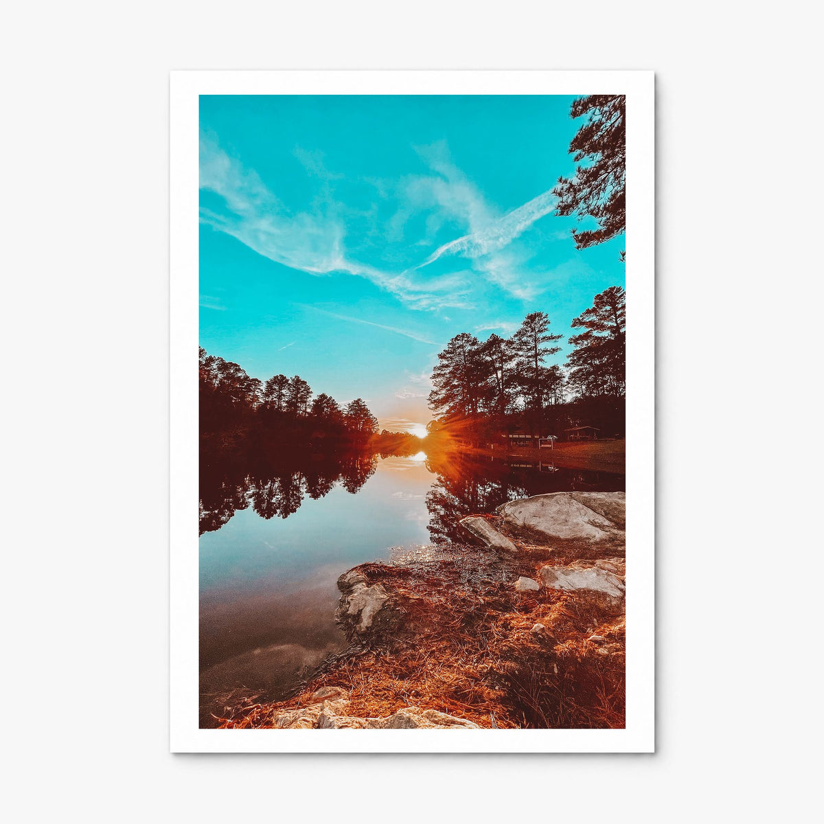 Lexington, South Carolina Photo Poster, print only (unframed), white border