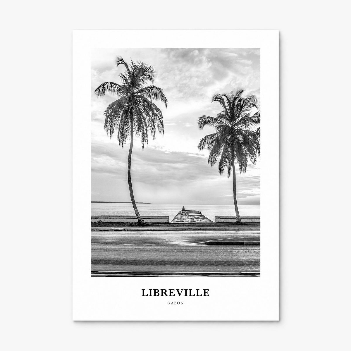 Libreville Classic Poster, print only (unframed)