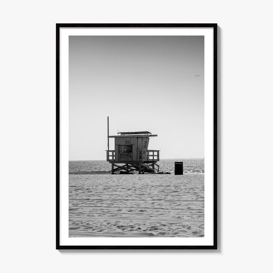 Lifeguard Stand Photo No 1 Poster, framed poster mockup, white border