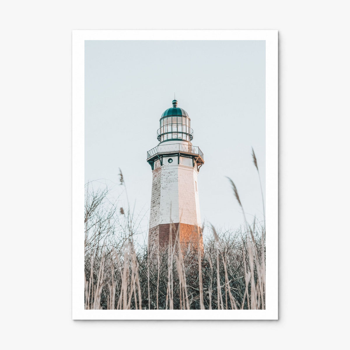 Lighthouse Photo No 6 Poster, print only (unframed), white border