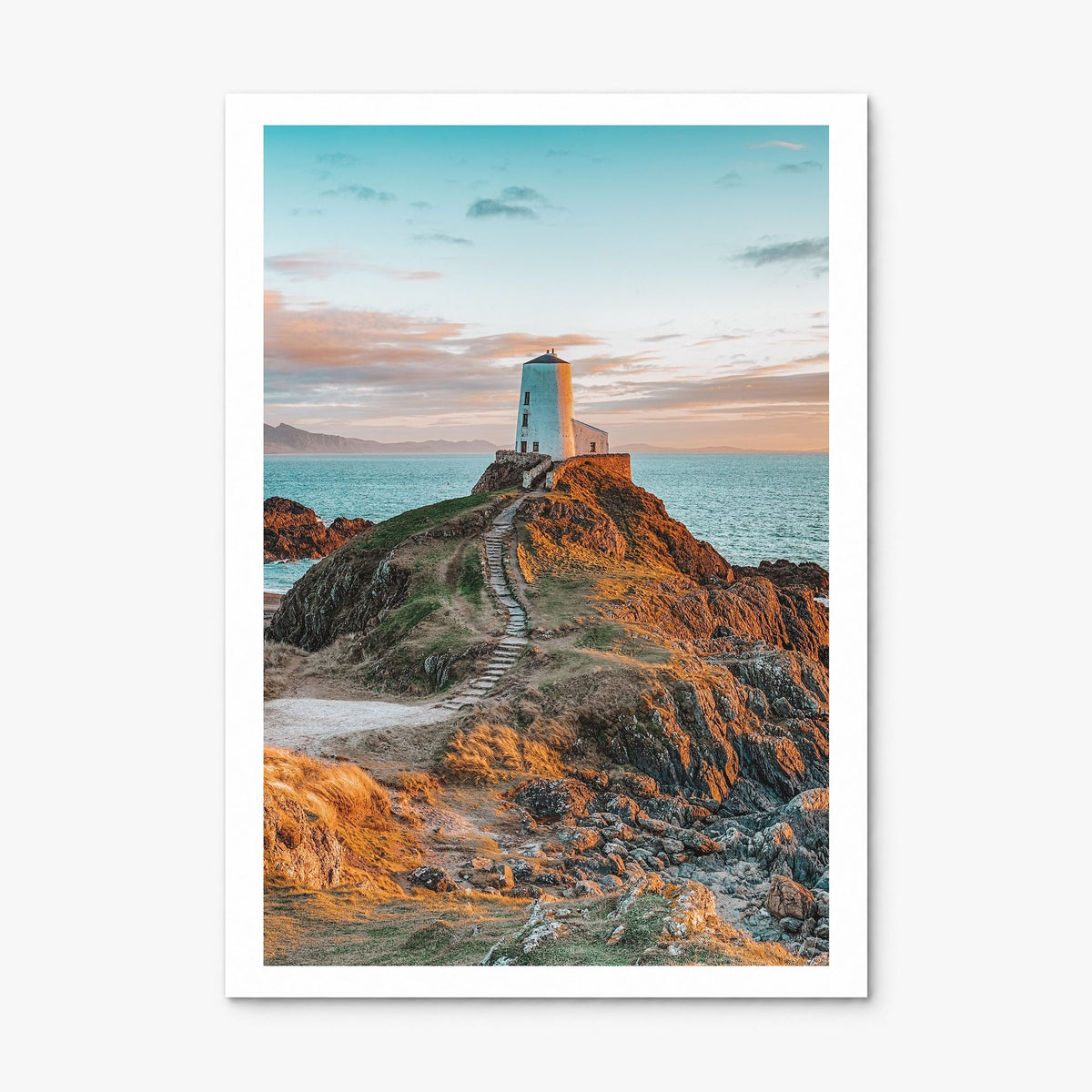 Lighthouse Photo No 8 Poster, print only (unframed), white border