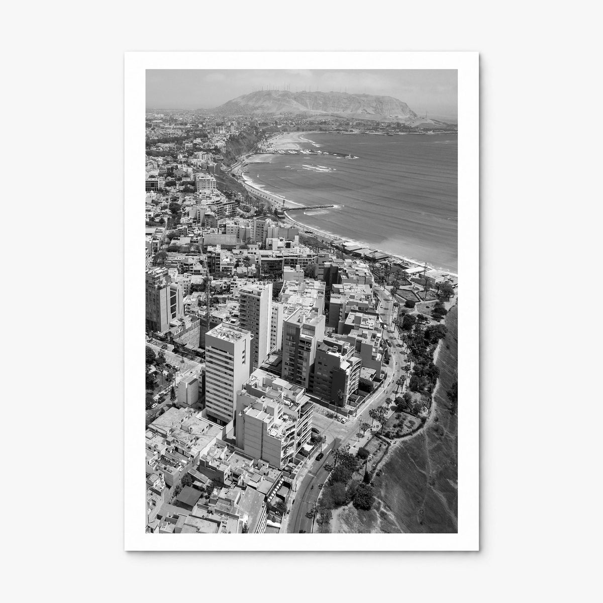 Lima Photo Poster, print only (unframed), white border