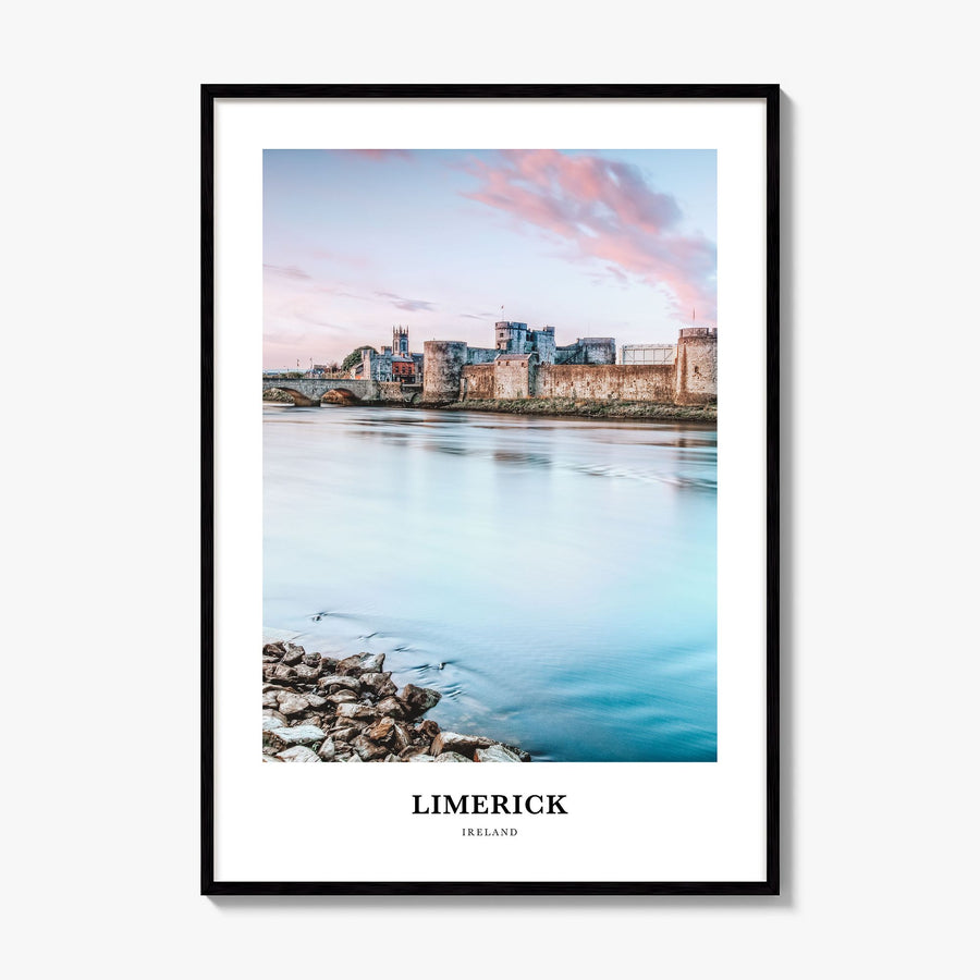 Limerick Classic Poster, framed poster mockup
