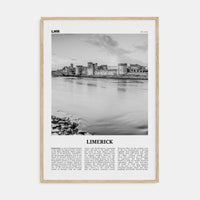 Limerick Poster Natural Wood / 8x12 in Nbourhood Travel B&W Poster