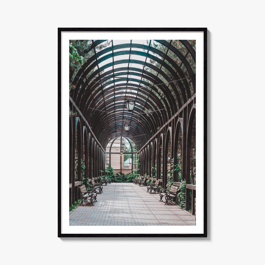 Lincoln Park no. 3 colorful photo poster of Chicago, Illinois – vertical wall art, unframed print shown in interior mockup