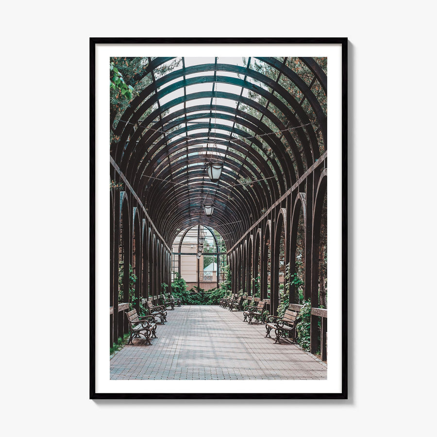 Lincoln Park Photo No 3 Poster, framed poster mockup, white border