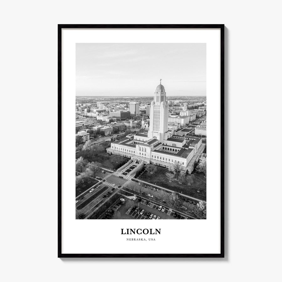 Lincoln Classic Poster, framed poster mockup