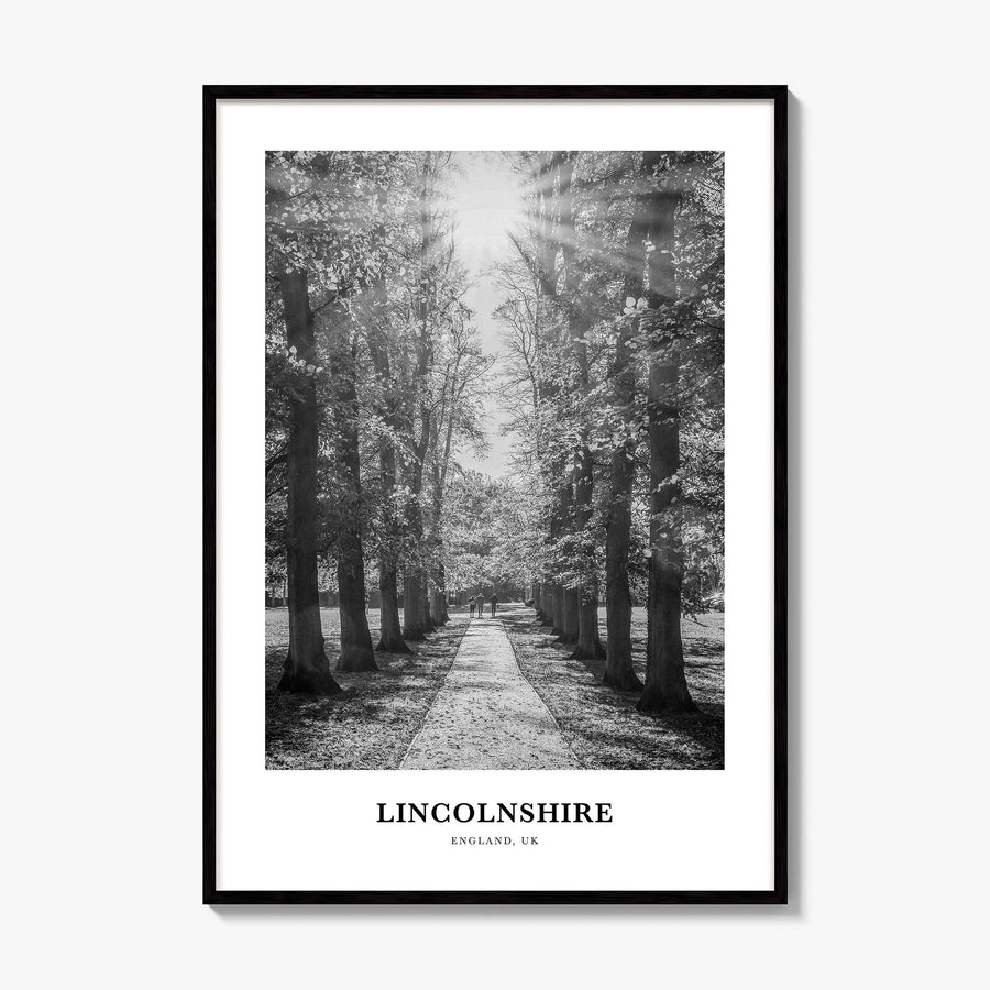 Lincolnshire Classic Poster, framed poster mockup