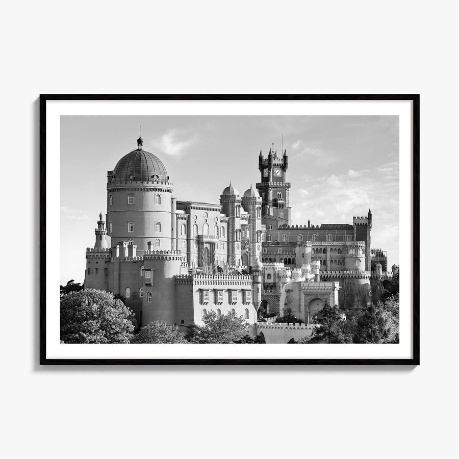 Lisbon Photo Poster, framed poster mockup, white border
