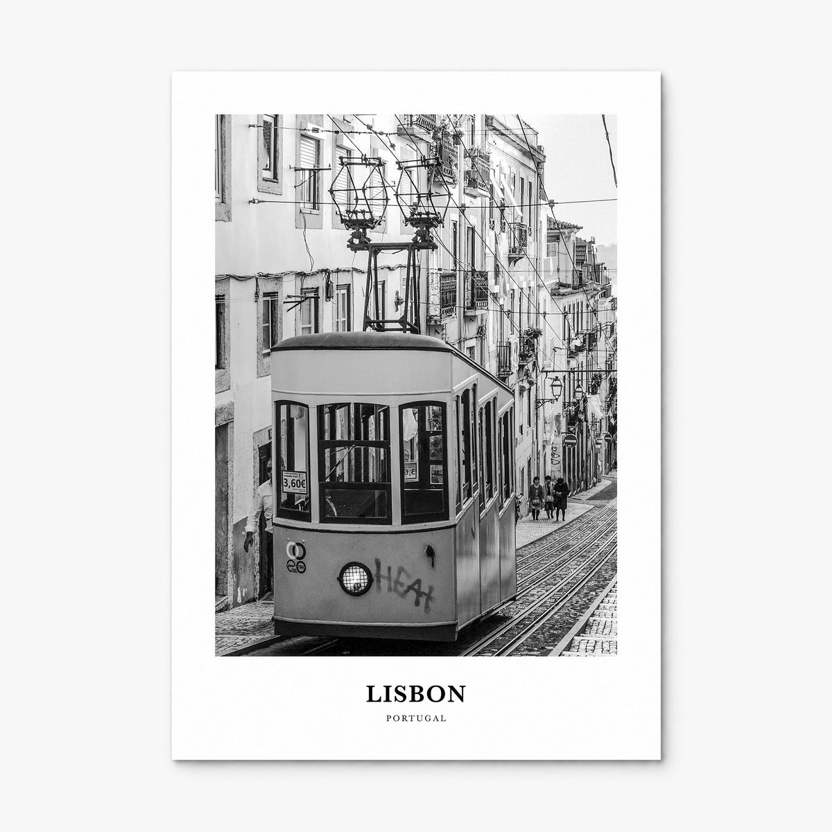 Lisbon Classic No 1 Poster, print only (unframed)
