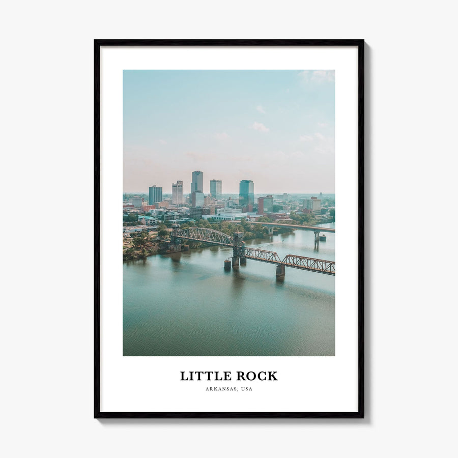 Little Rock Classic Poster, framed poster mockup