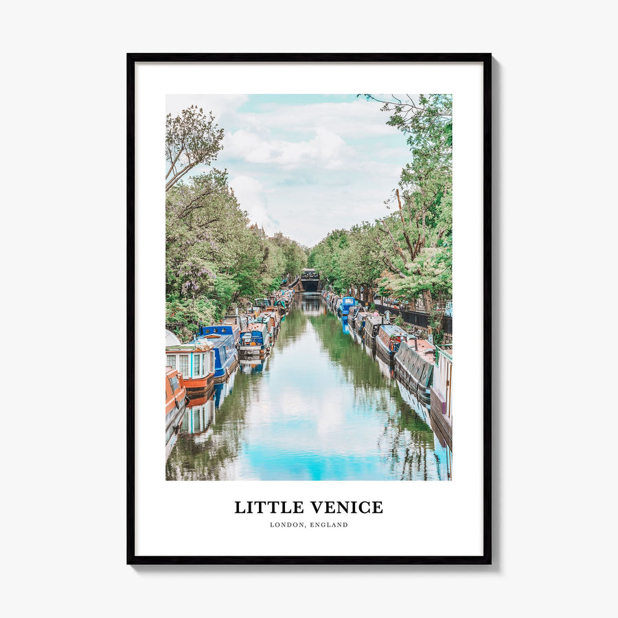 Little Venice, London Classic Poster, framed poster mockup