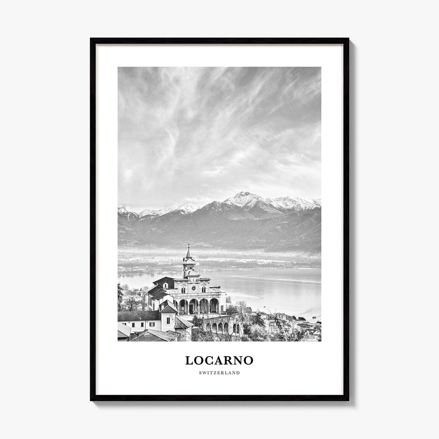 Locarno Classic Poster, framed poster mockup