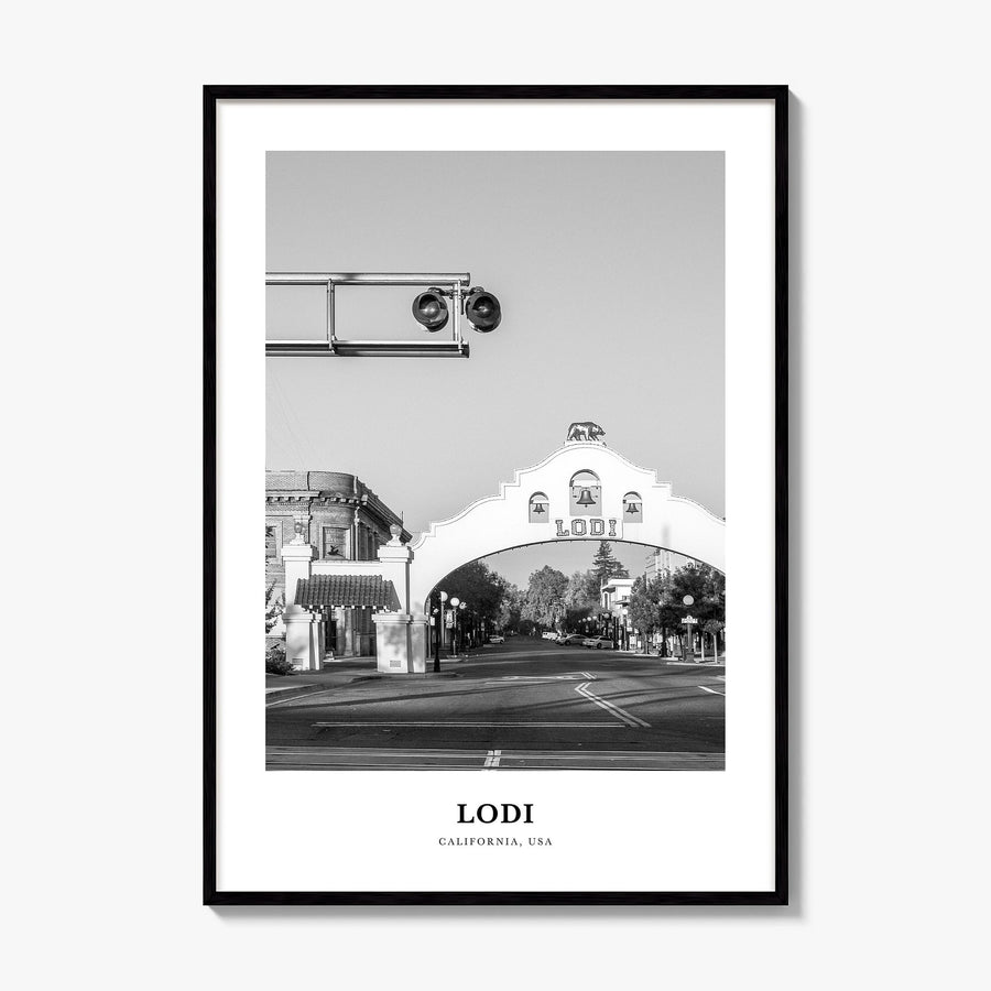Lodi Classic Poster, framed poster mockup