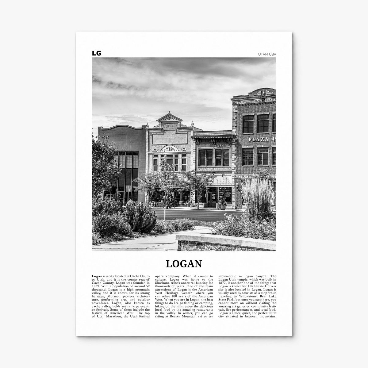Logan Newspaper Poster, print only (unframed)
