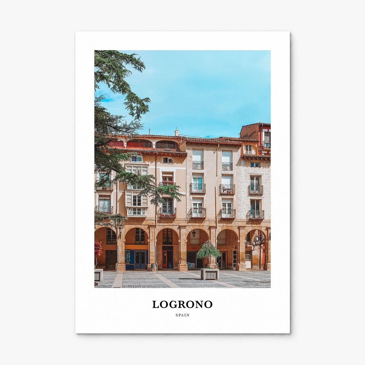 Logroño Classic Poster, print only (unframed)
