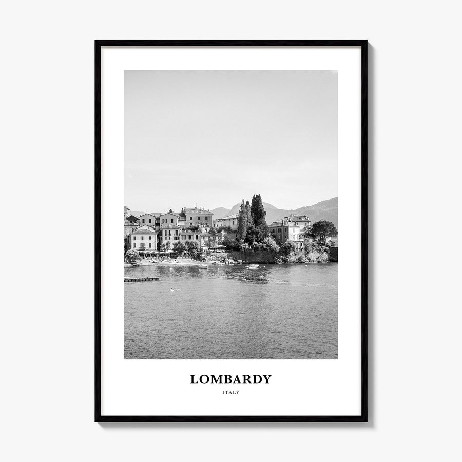Lombardy Classic Poster, framed poster mockup
