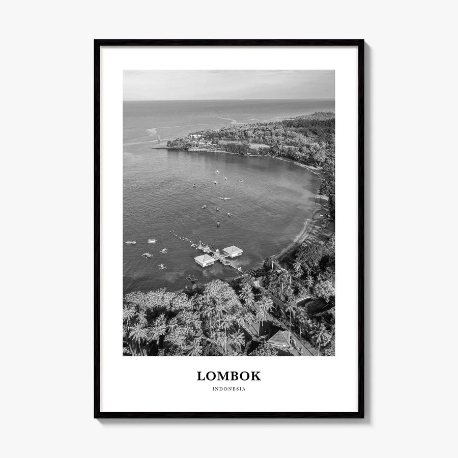 Lombok Classic Poster, framed poster mockup