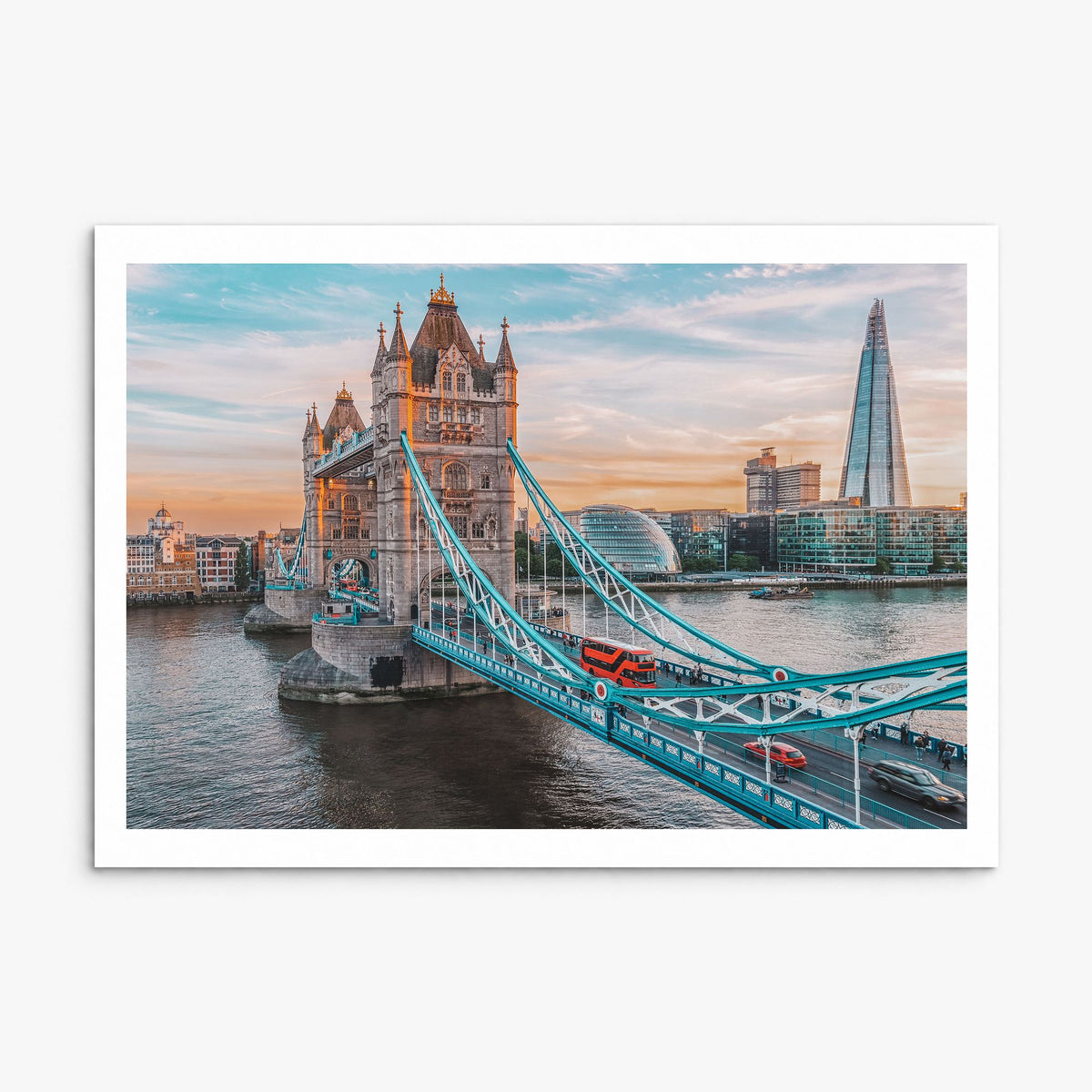 London Photo Poster, print only (unframed), white border