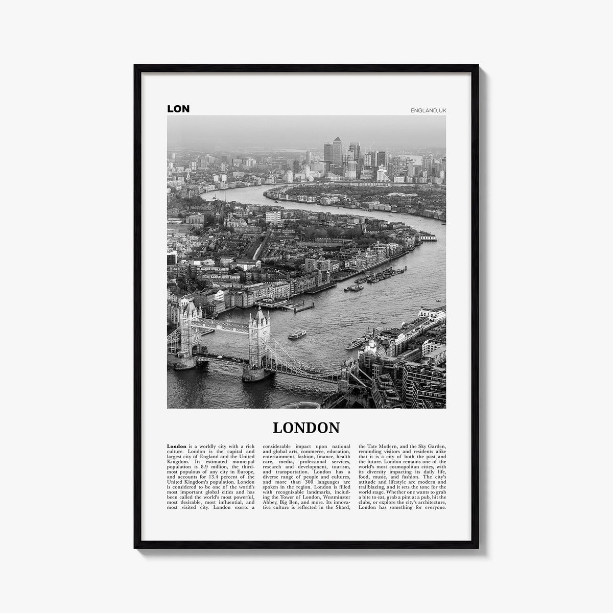 London Newspaper No 2 Poster