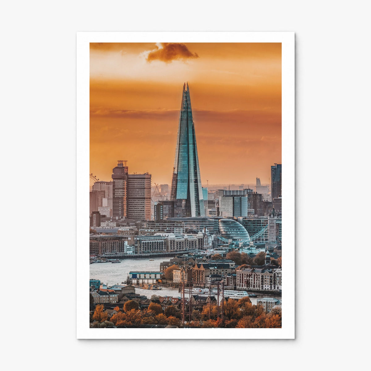 London Photo No 3 Poster, print only (unframed), white border